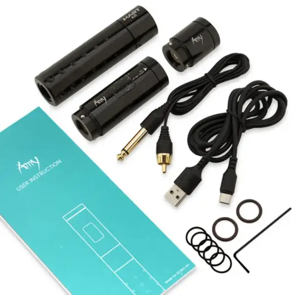 Бездротова тату машинка Mast Tour Amy Black 29911