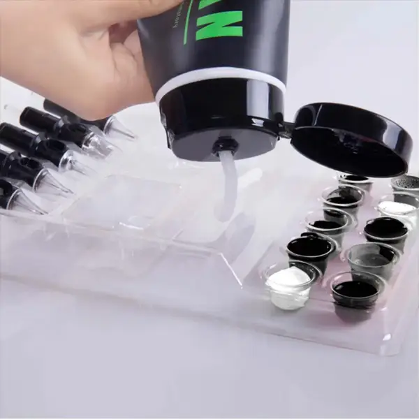 Лоток для тату майстра 4 в 1 від EZ TATTOOING прозорий 1шт 43187