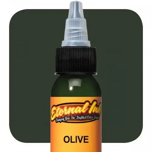 Уцінка Тату фарба Olive Eternal 08.2024 (30 мл.) 20971