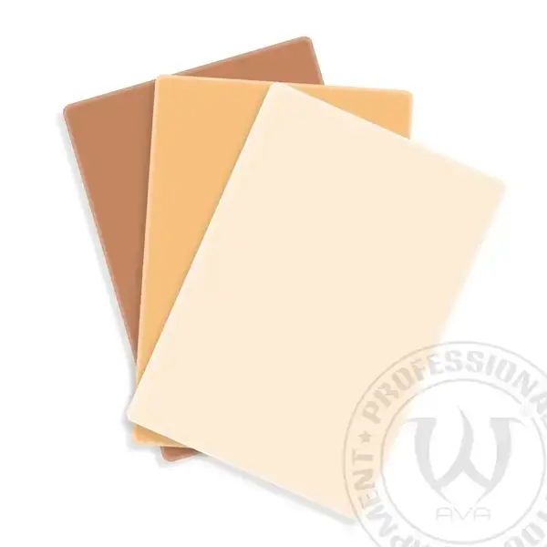 Штучна шкіра AVA Біла 210*297мм 2MM 40479