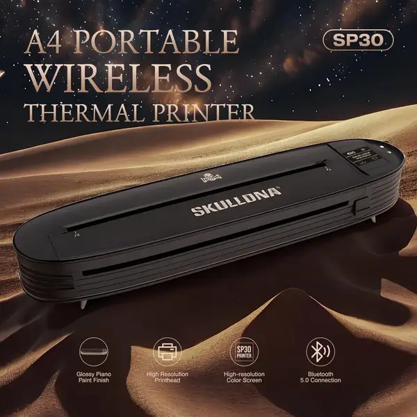 Бездротовий термо тату принтер AVA Skulldna Wireless Stencil Printer 40622