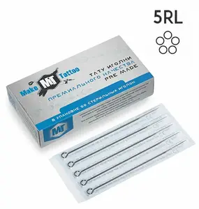 Тату иглы 5 Round Liner (Контур) MakeTattoo (50 Игл (Упаковка)) Тату иглы 5 Round Liner (Контур) MakeTattoo (50 Игл (Упаковка)) купить