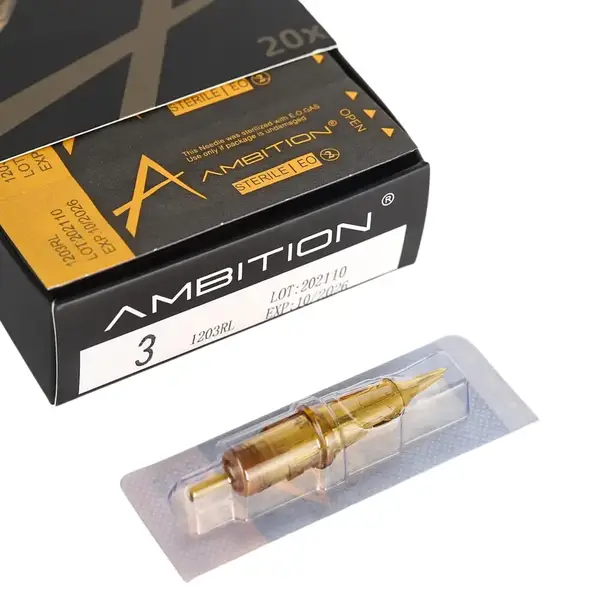 3 Round Liner AMBITION ( 0.30 ) Контурні картриджі - 20 картриджів ( Упаковка ) 29645