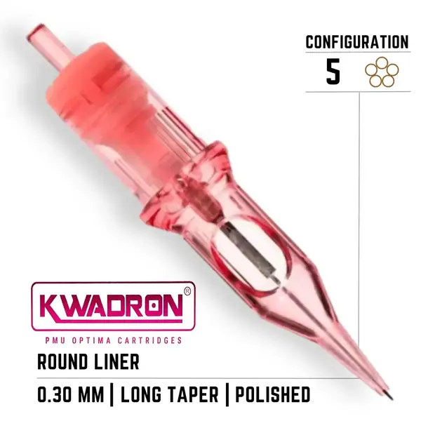 Картриджи PMU KWADRON 5 Round Liner 5/30 (20 Картриджей (Упаковка)) купить недорого в Украине, фото 1104